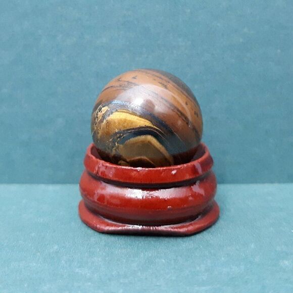 Crystal Energy Set 5 Small Healing Stone Spheres for Chakra & Meditation - Picture 12 of 13